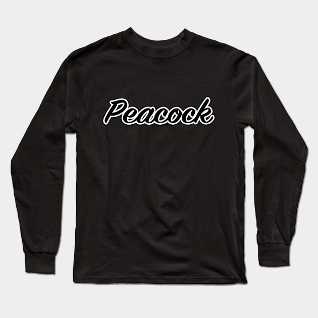 Peacock Long Sleeve T-Shirt by lenn